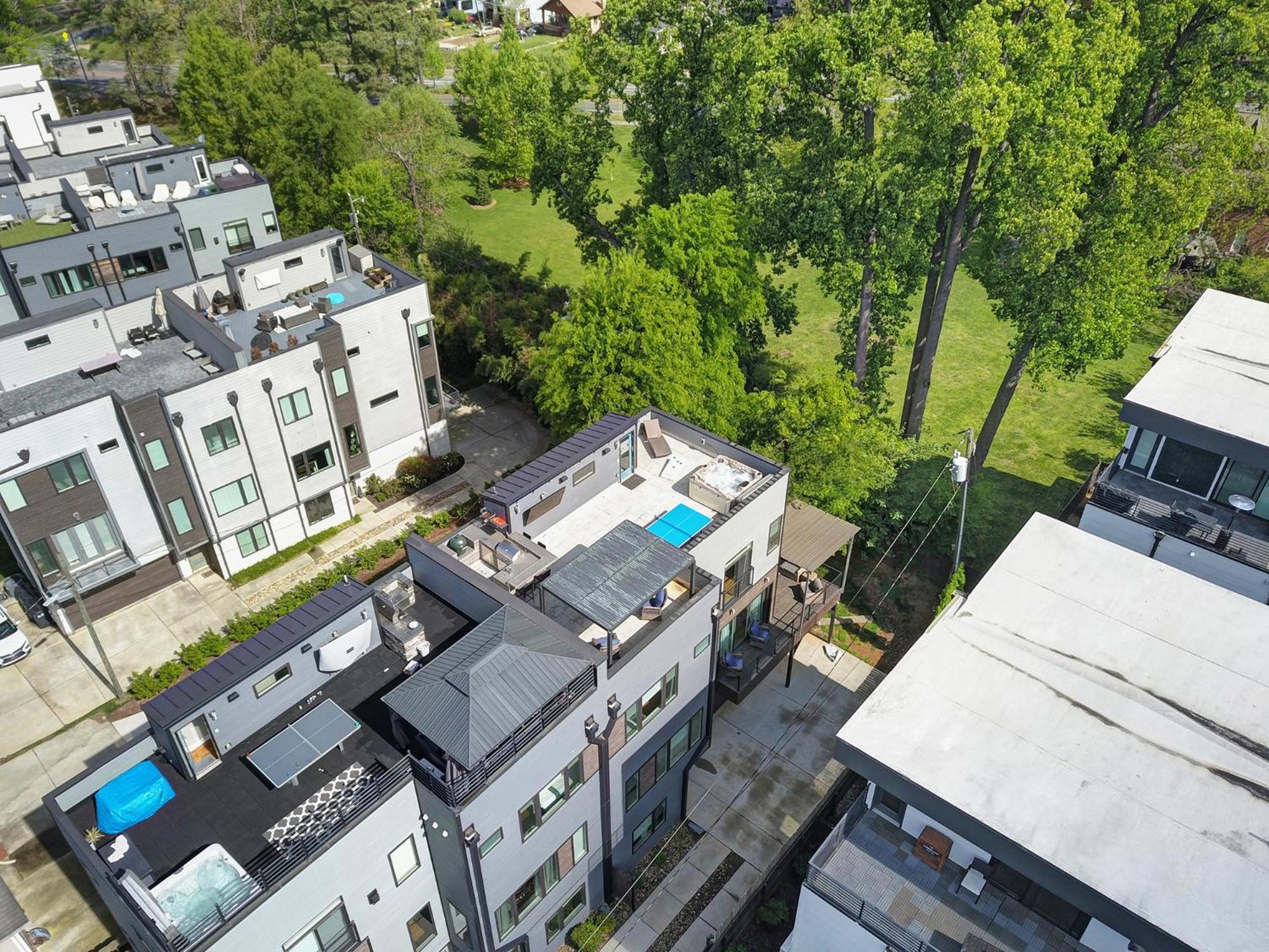 906 Westbrook B City Views Rooftop Hot Tub And Short Walk To Stadium Charlotte Ngoại thất bức ảnh